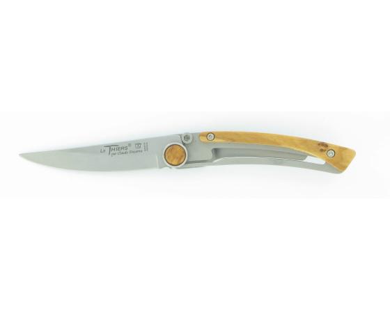 Liner Bois Olivier Couteau de Poche - Le Thiers par Dozorme