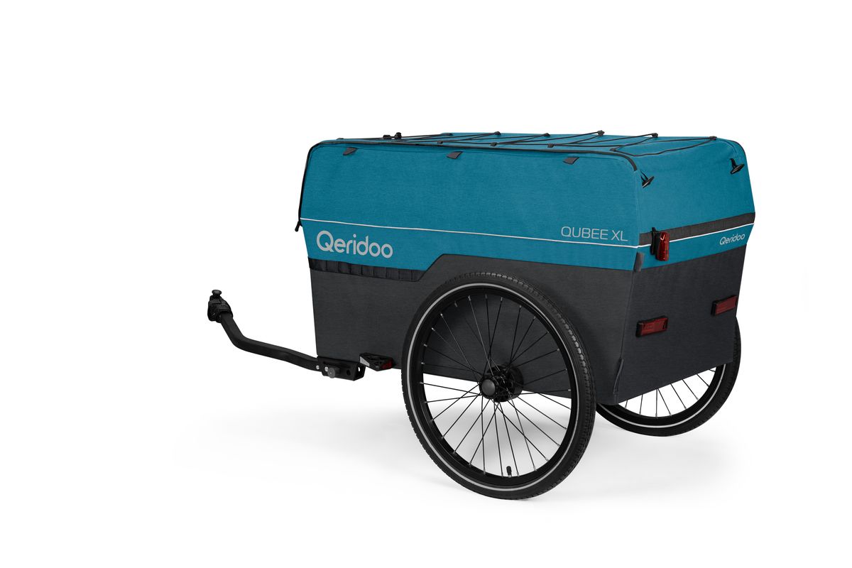 Qeridoo Fahrradanhänger Qubee XL Limited Edition Petrol