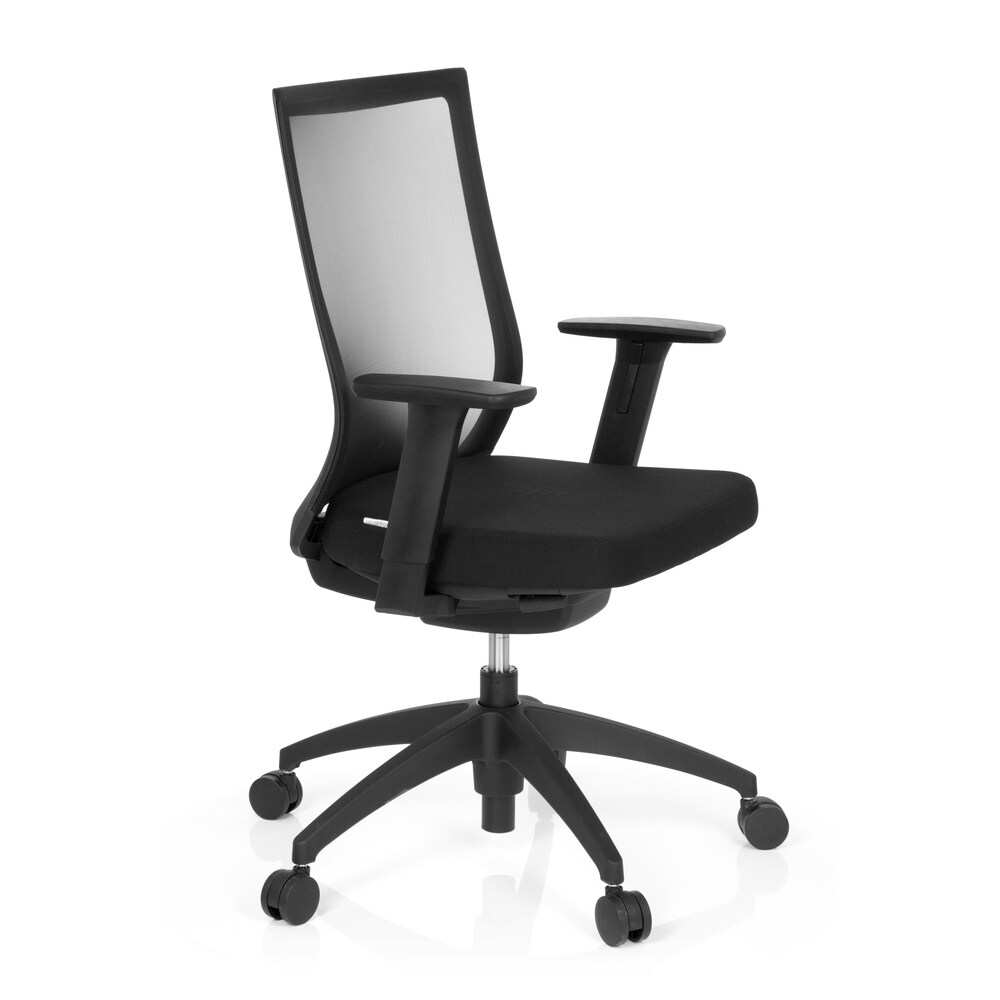 Profi Bürostuhl ASPEN Stoff mit Armlehnen (höhenverstellbar) hjh OFFICE