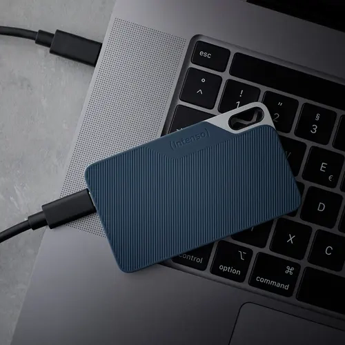 500 GB TX100 Externe SSD Portable Festplatte USB-C 3.2 Gen 1x1 500 MB/s (3826450) - Blau