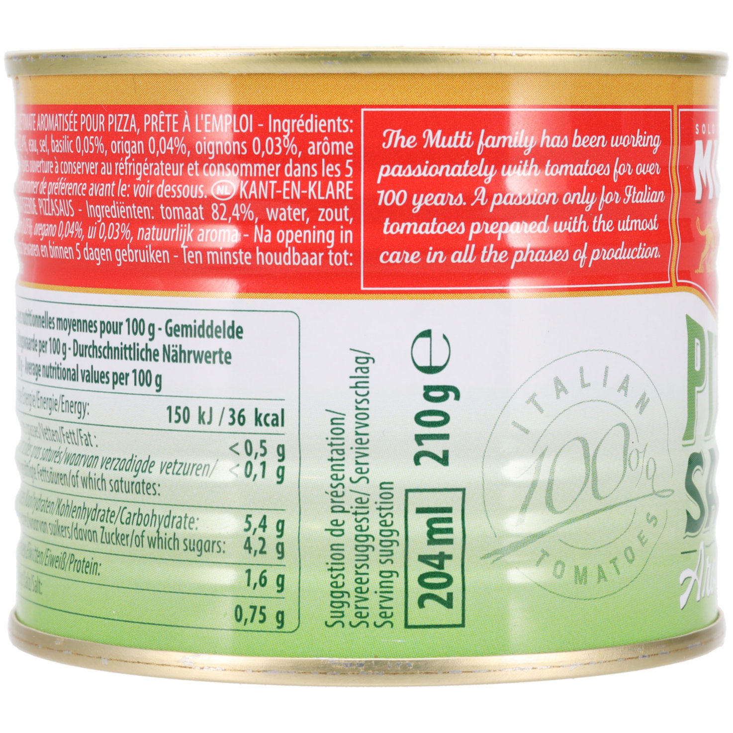 Mutti Pizzasauce Aromatica