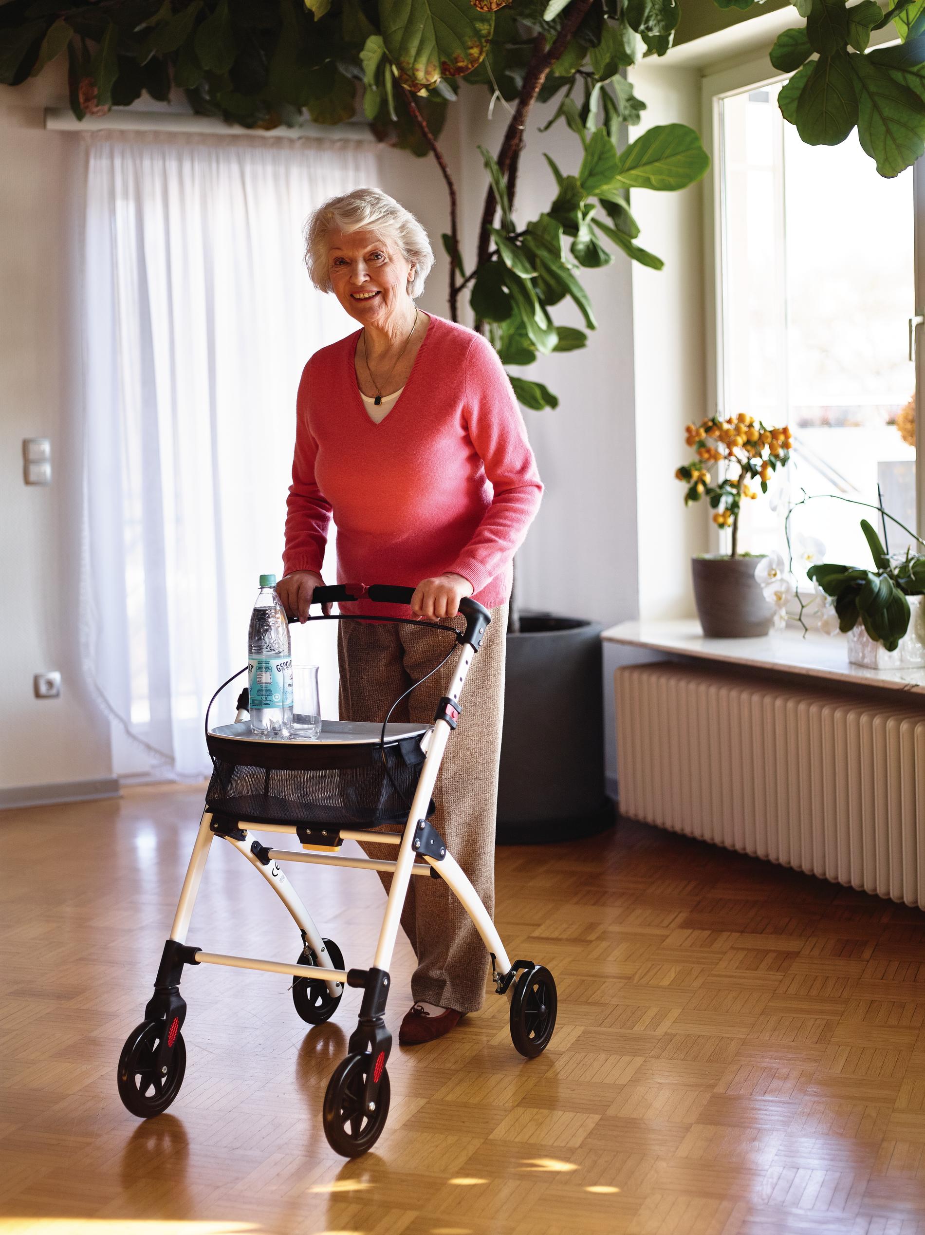 Indoor-Rollator / Wohnraumrollator Pit weiß