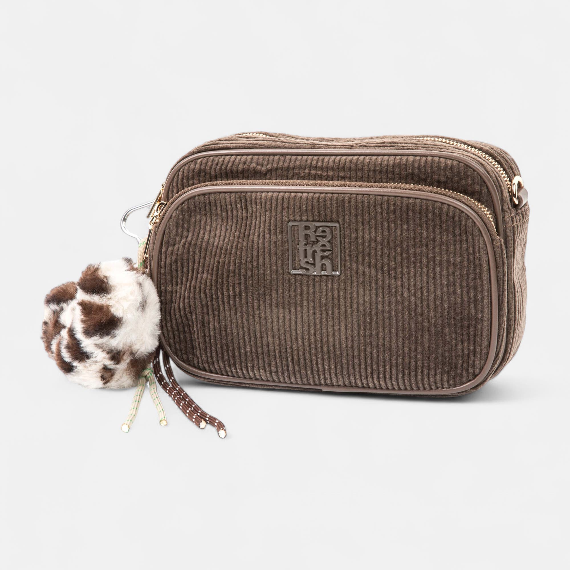 Sac bandoulière gris