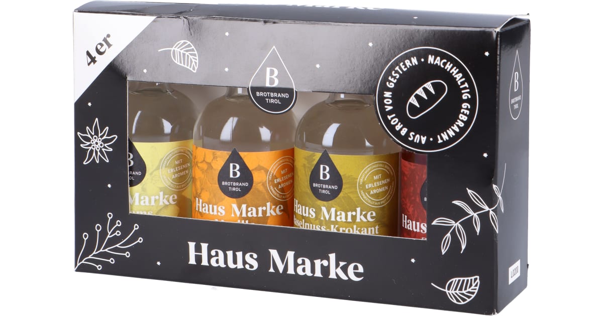 Therese Mölk Brotbrand Tirol 4er-Packung sortiert (Einweg)