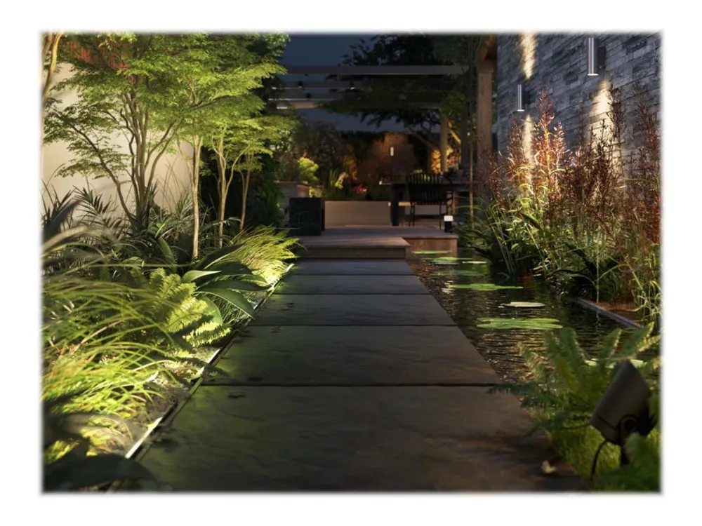 Philips Hue White and Color Ambiance Appear - Væglampe - LED x 2 (tilsvarende 49 W) - total: 16 W - 16 millioner farver - 2000-6500 K - inox