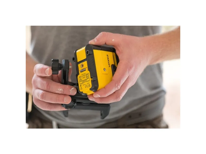 Stanley SLL360, 25 m, 0,4 mm/m, Grøn, Linjeniveau, Sort, Gul, Batteri