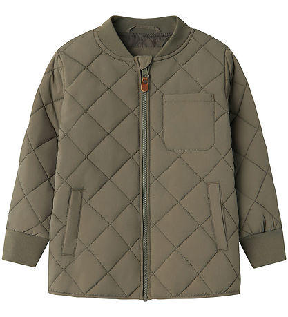 Name It Thermojacke - NmmMarlin - Quilt - Dusty Olive