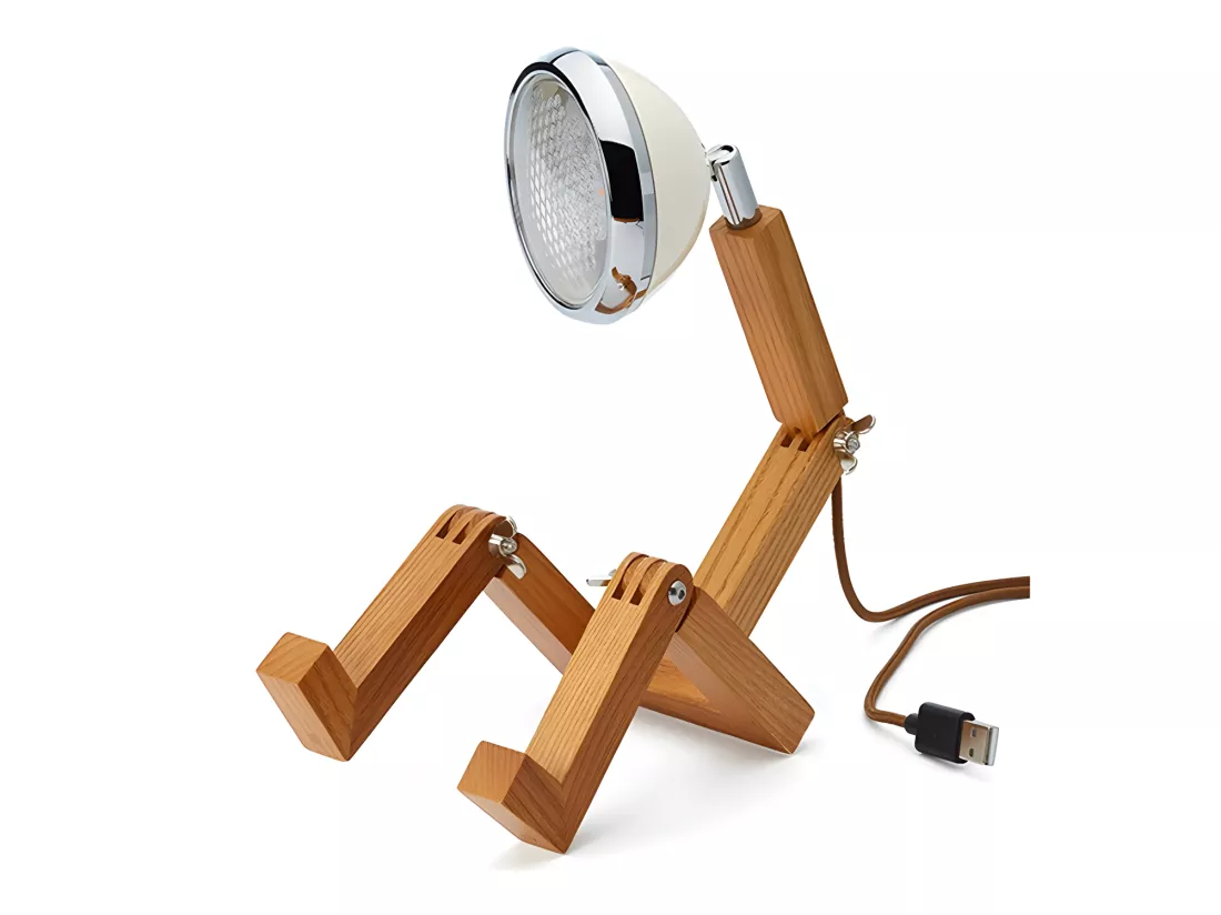 Lampe de table Mini Mr. Wattson Blanc vintage Piffany Copenhagen - Mr. Wattson