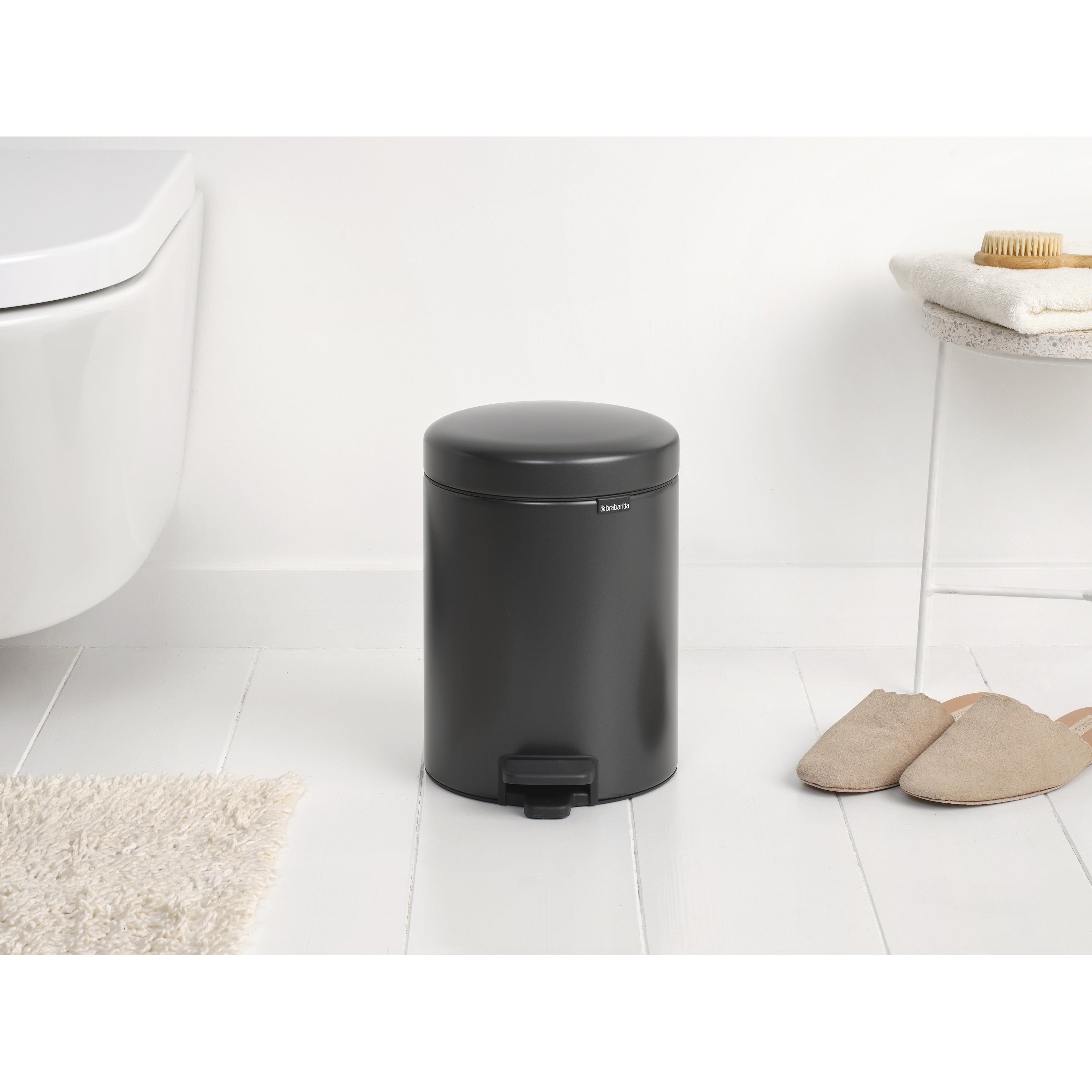 Brabantia NewIcon Pedaalemmer 5 Liter - Confident Grey