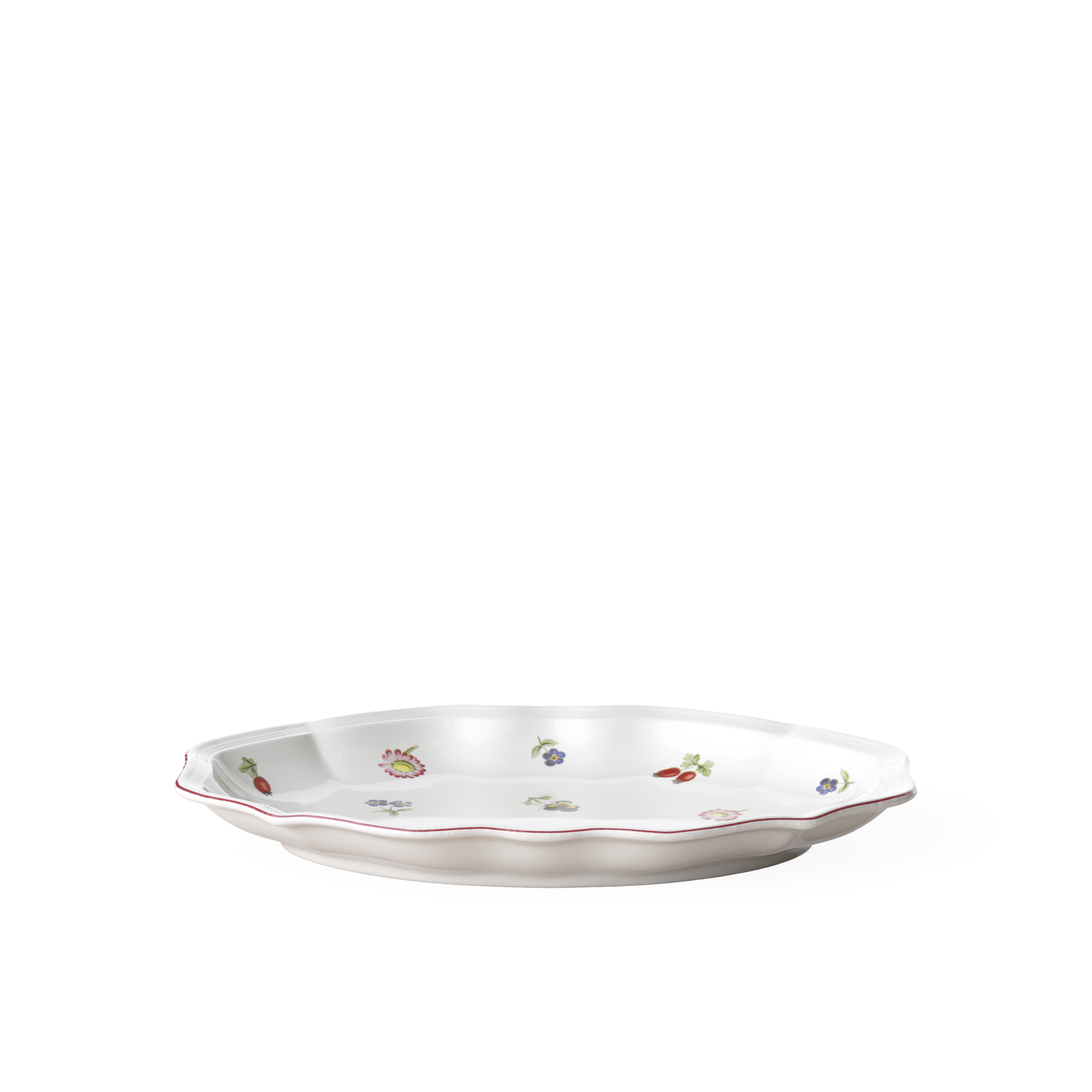 Petite Fleur Centerpiece bowl White, Premium Porcelain