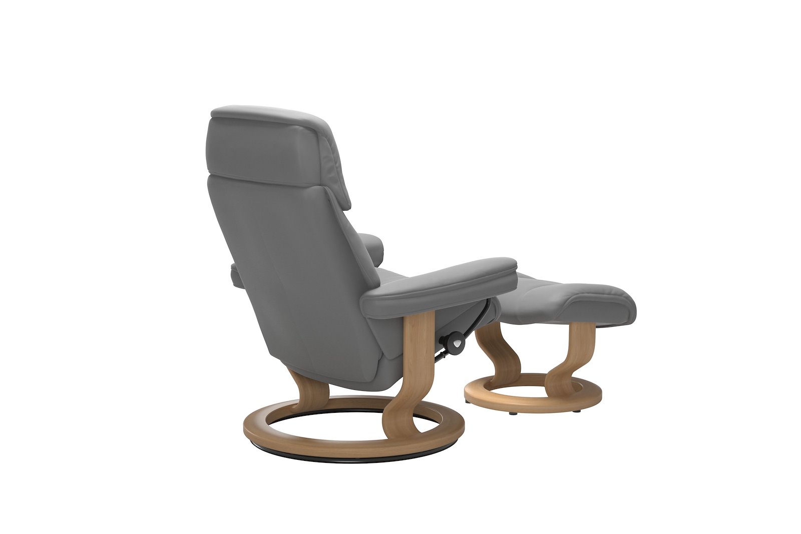 Ruby lenestol med krakk Hud Batick Wild Dove - Classic - Eik
