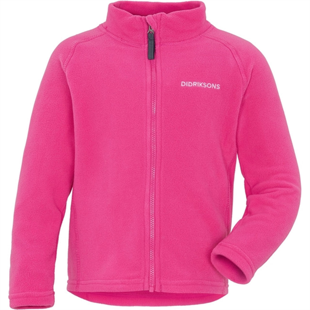 Plastic Pink Monte Fleecejakke m. Lynlås