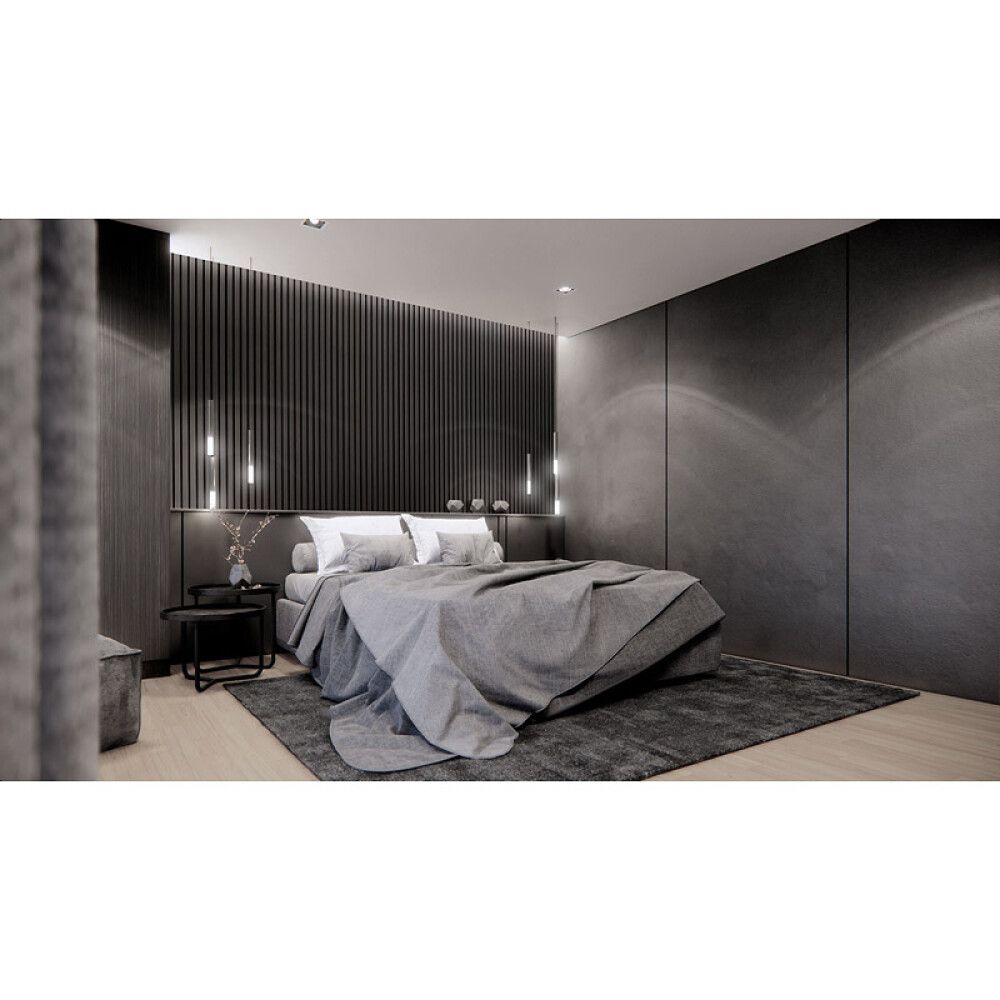 AKUSTIKKPANEL NQD SMARTWALL OUZEL SVART EIK 600X2420X21MM