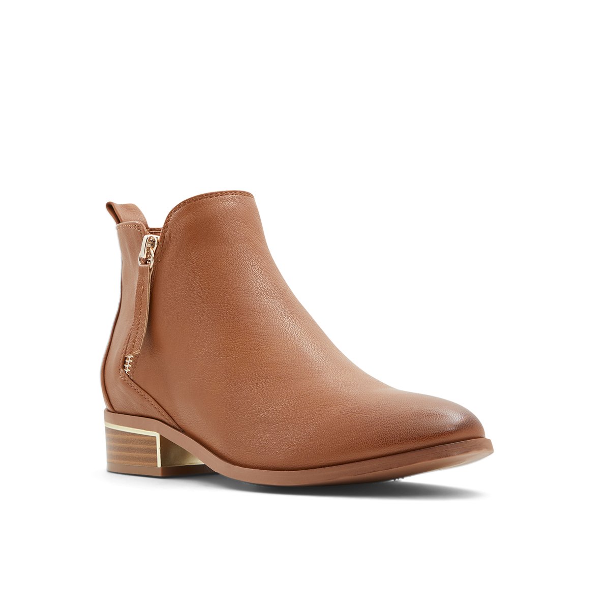 K STUDIO-Creaa-Bottines Habillées - Talon plat - Cognac