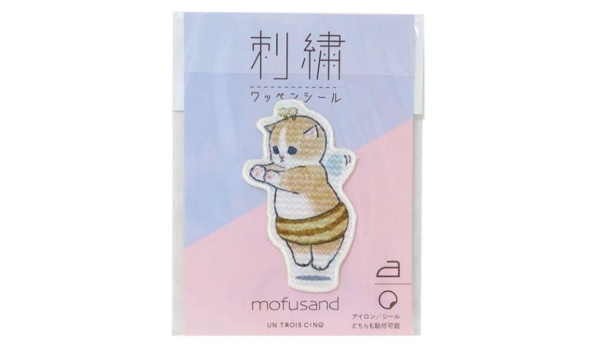 HISAGO - mofusand geborduurde patch zegel (bij)
