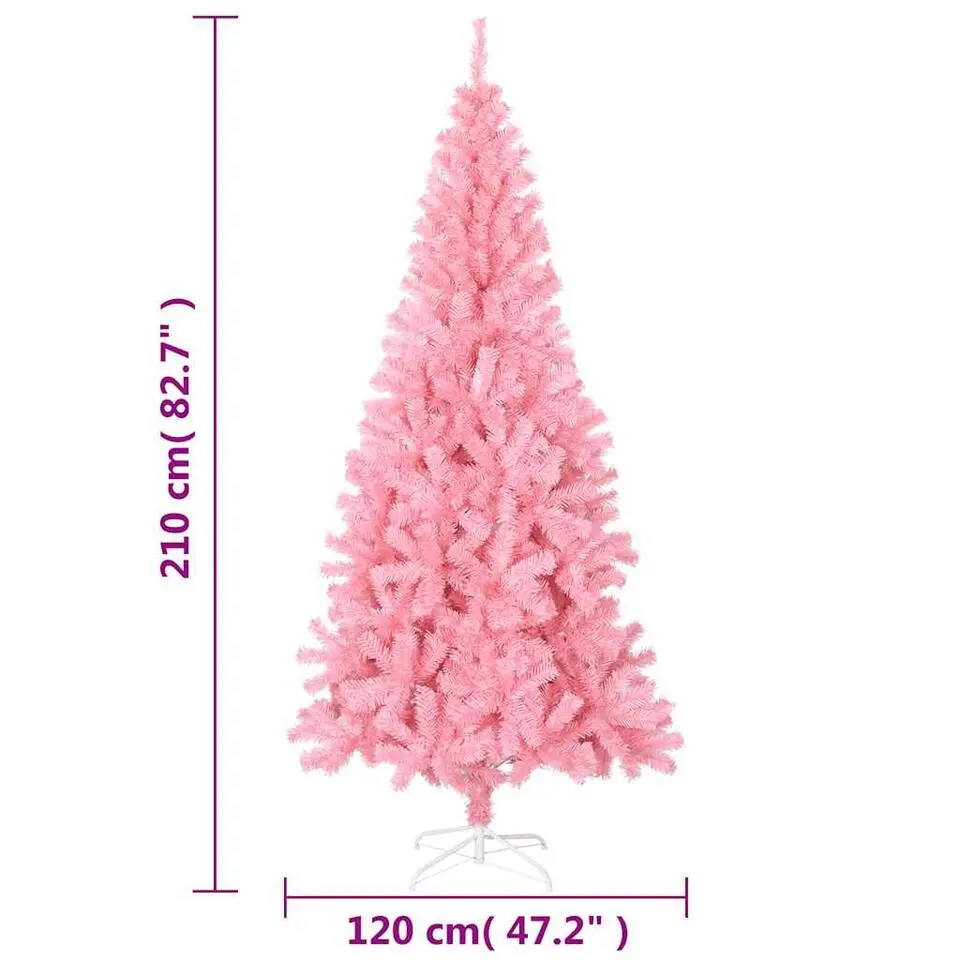 vidaXL - Kunstboom - Roze - 210 x 110 cm