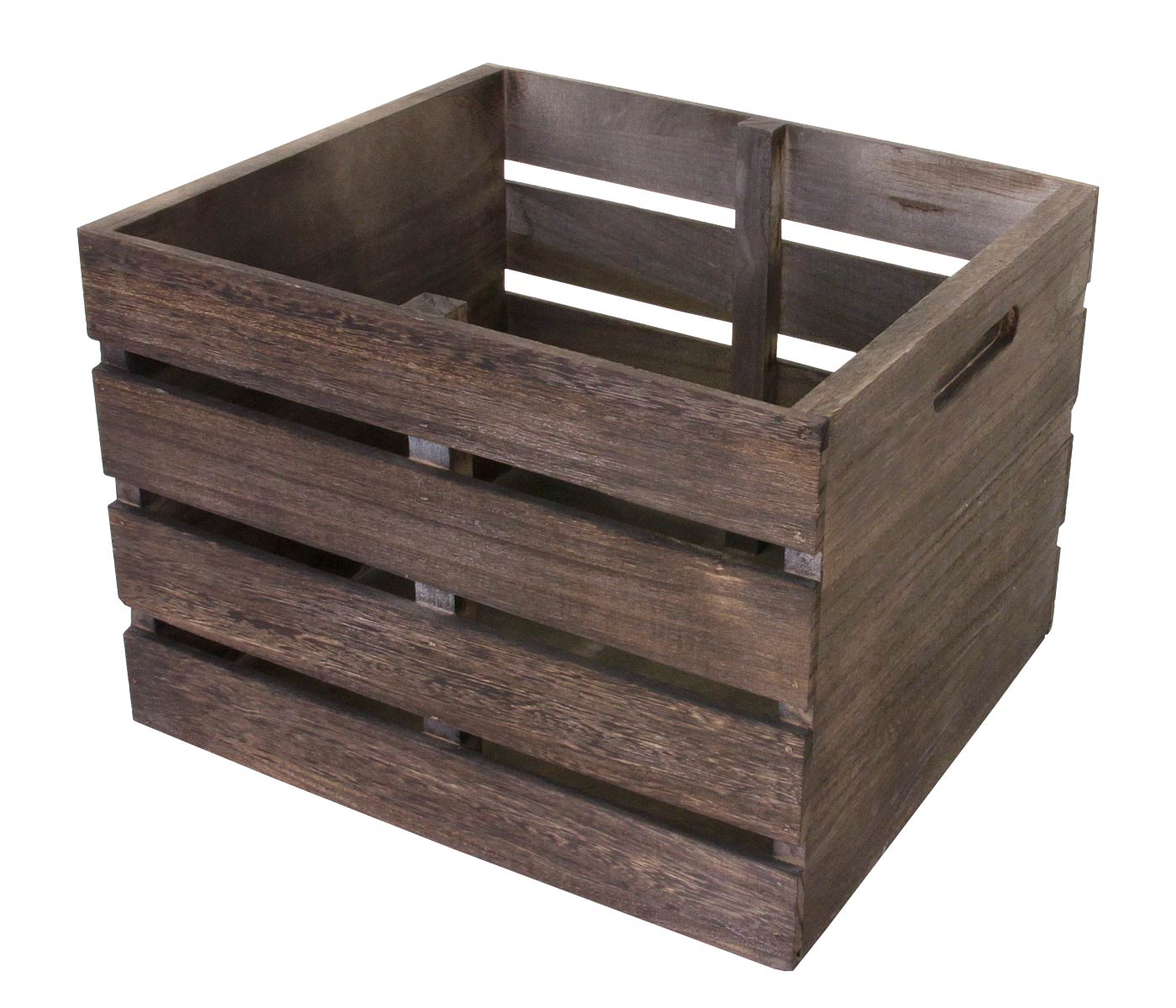 Kommode MCW-C62, Schubladenkommode Holzkiste, Shabby-Look Vintage, 2 Schubladen 36x32x26cm ~ braun
