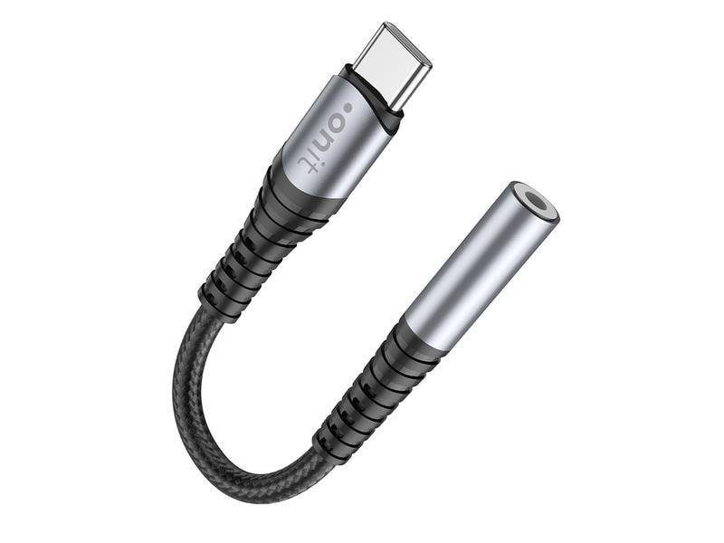 onit Digital-Audio-Adapter USB-C auf 3.5 mm Klinke Zum Anschliessen von Audiozubehör an der USB-C-Buchse von Mobilgeräten