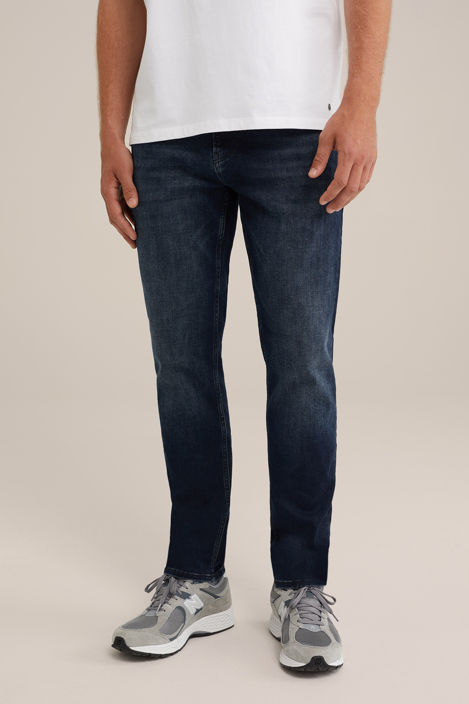 slim fit jeans van jog denim Blue Ridge Donkerblauw
