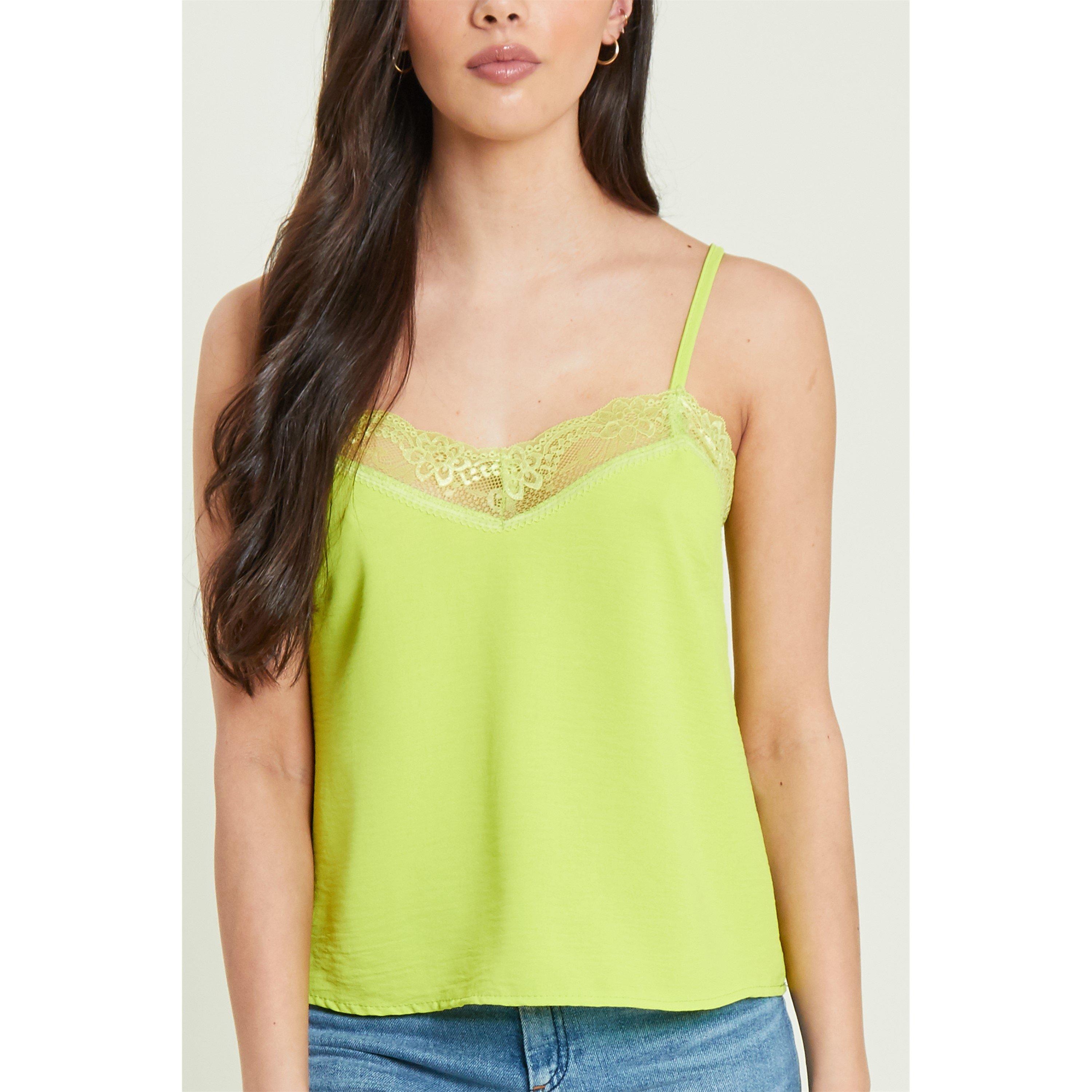 Be You BY Lace Trim Cami Top Womens
