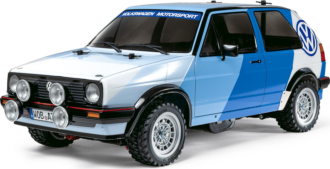 Tamiya - Rc Volkswagen Golf A2 Rally Mf-01X Fjernstyret Bil Byggesæt - 1:10 - 58714