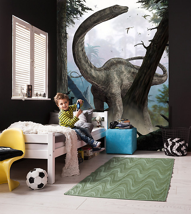 Papier Peint panoramique sur intissé Dinosaure 184 x 248 cm