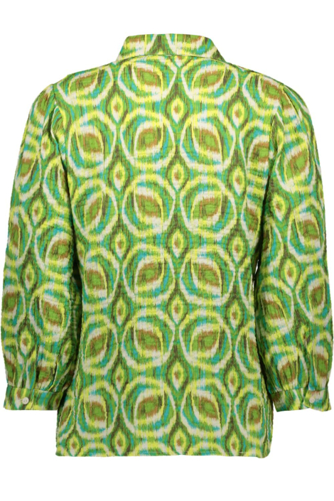 Geisha groene dames blouse
