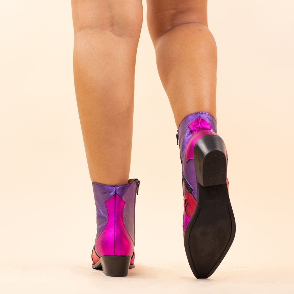 DWRS enkellaarsjes 3631 Monkey Purple - Raspberry