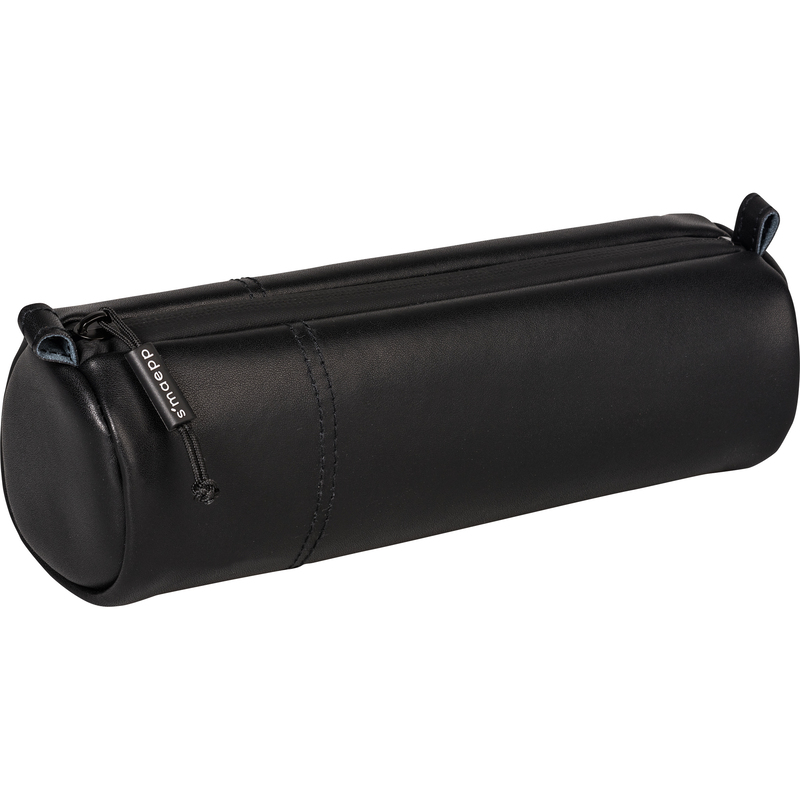 Brunnen Etui, s'maepp M, Leder, schwarz