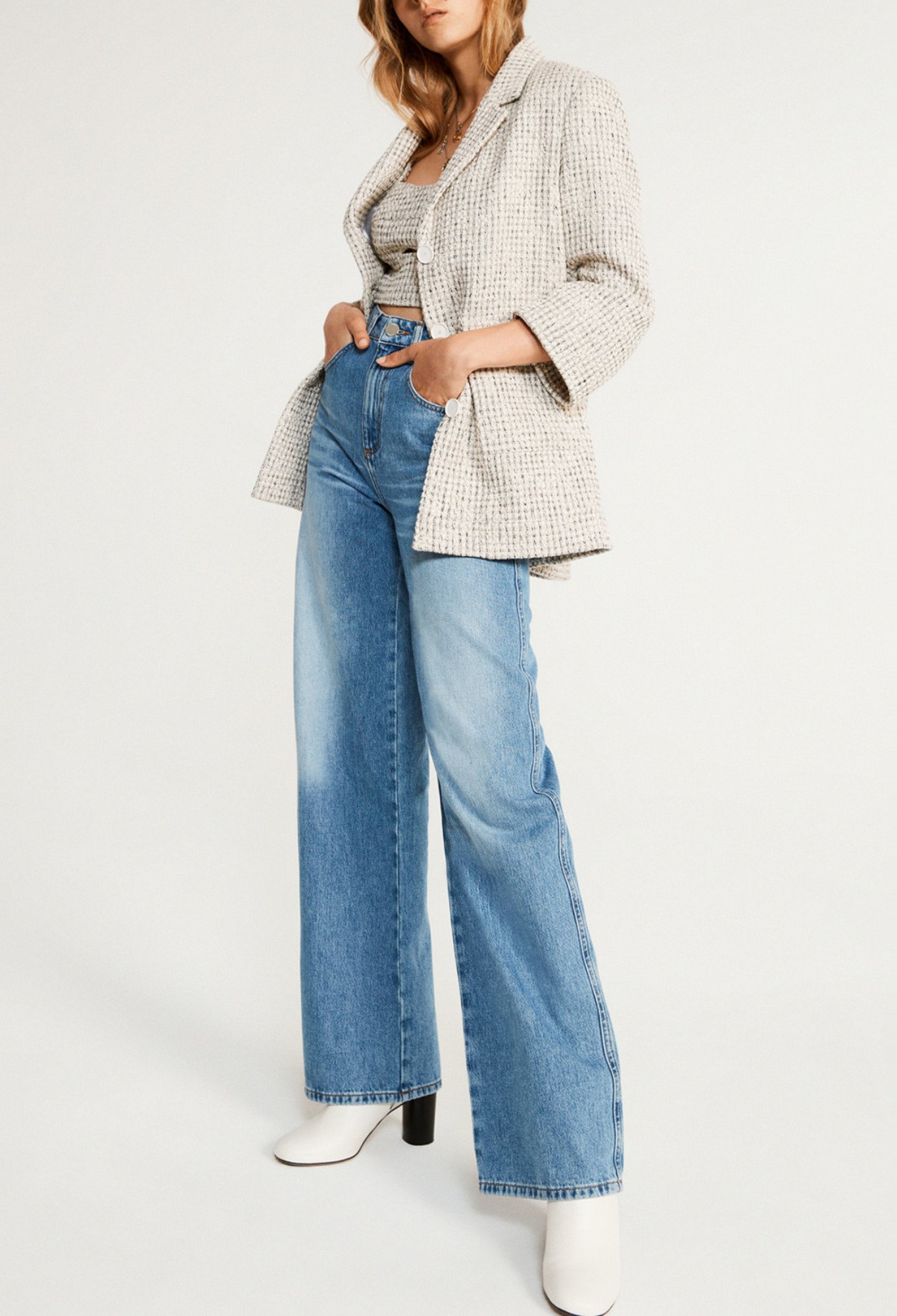 Veste &agrave; carreaux
