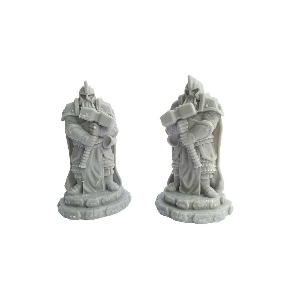 Ziterdes: Dwarf statues with hammer