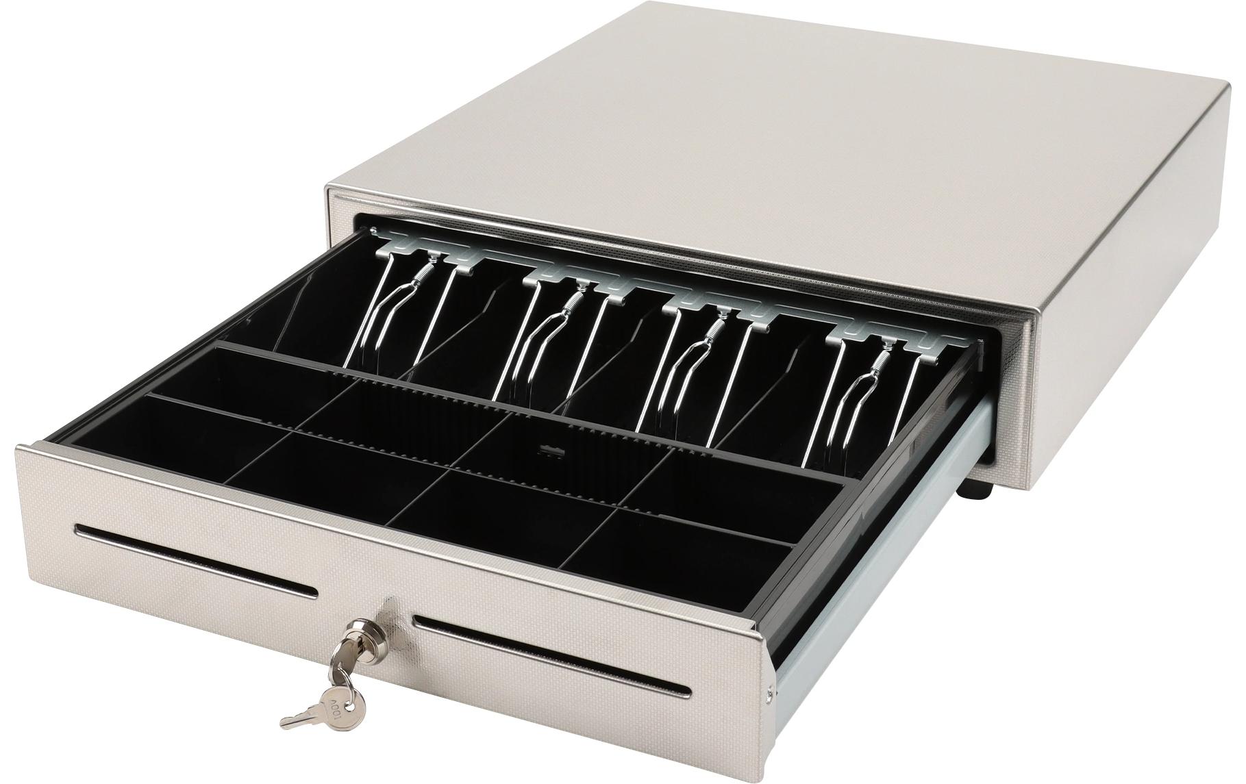 Kassenschublade LD 410S Silber<br>Manuelle Kassenlade