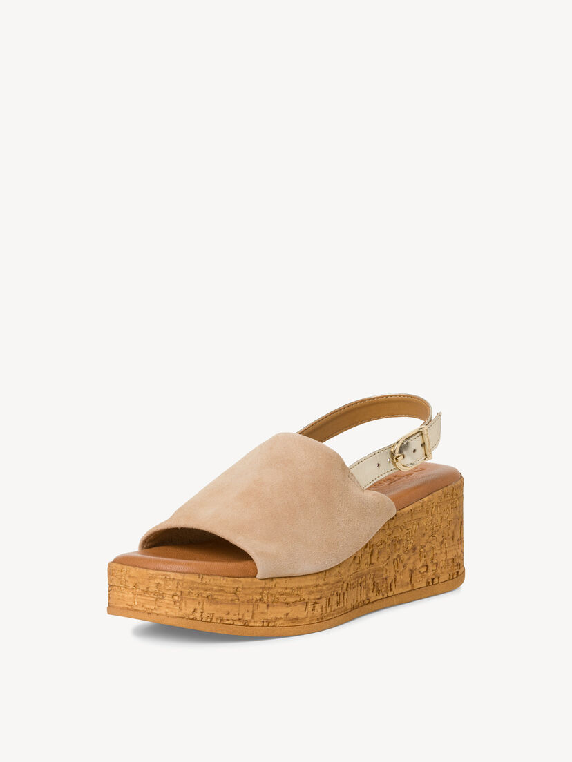 Leren Sandaaltje - beige