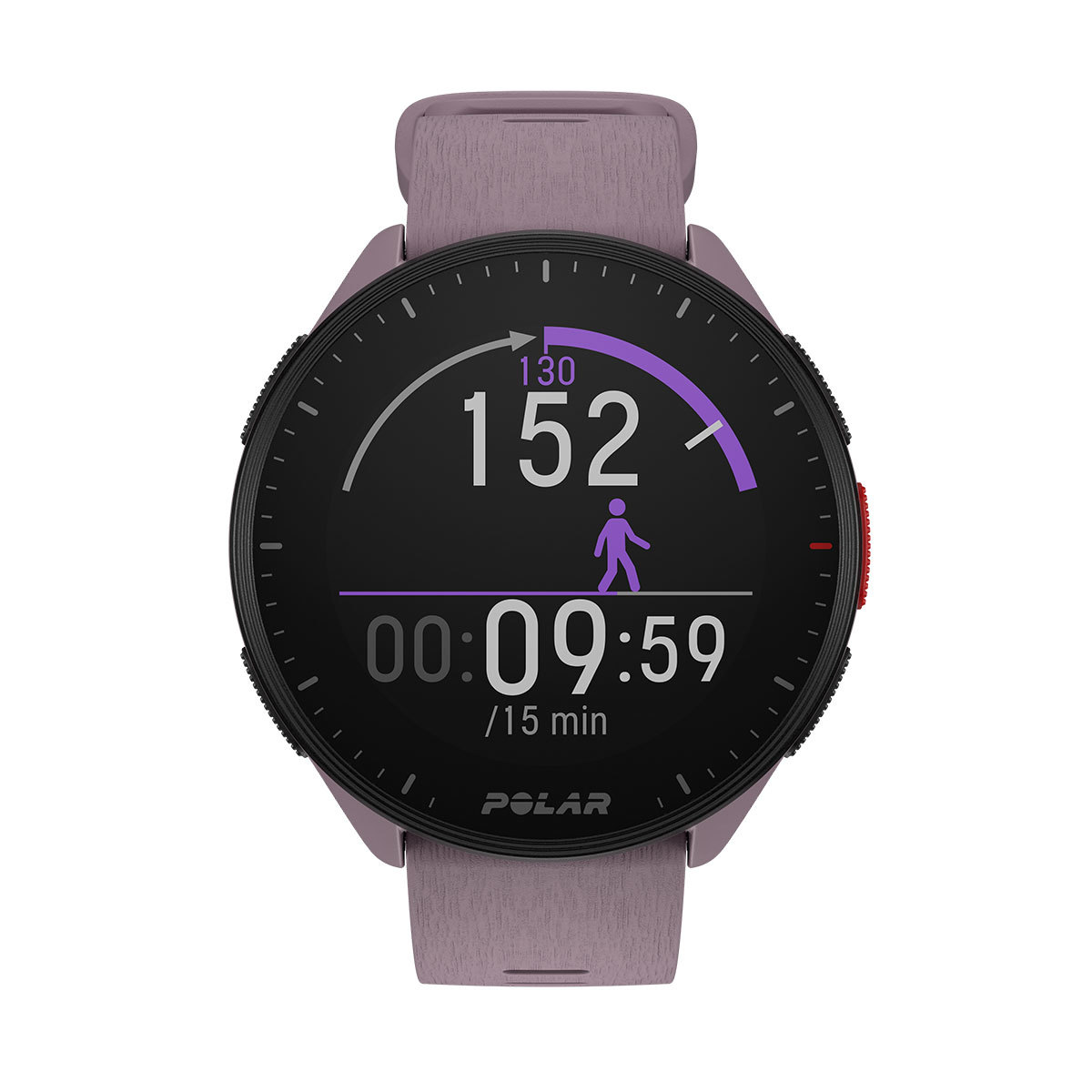 Polar Pacer Sporthorloge Paars S-L