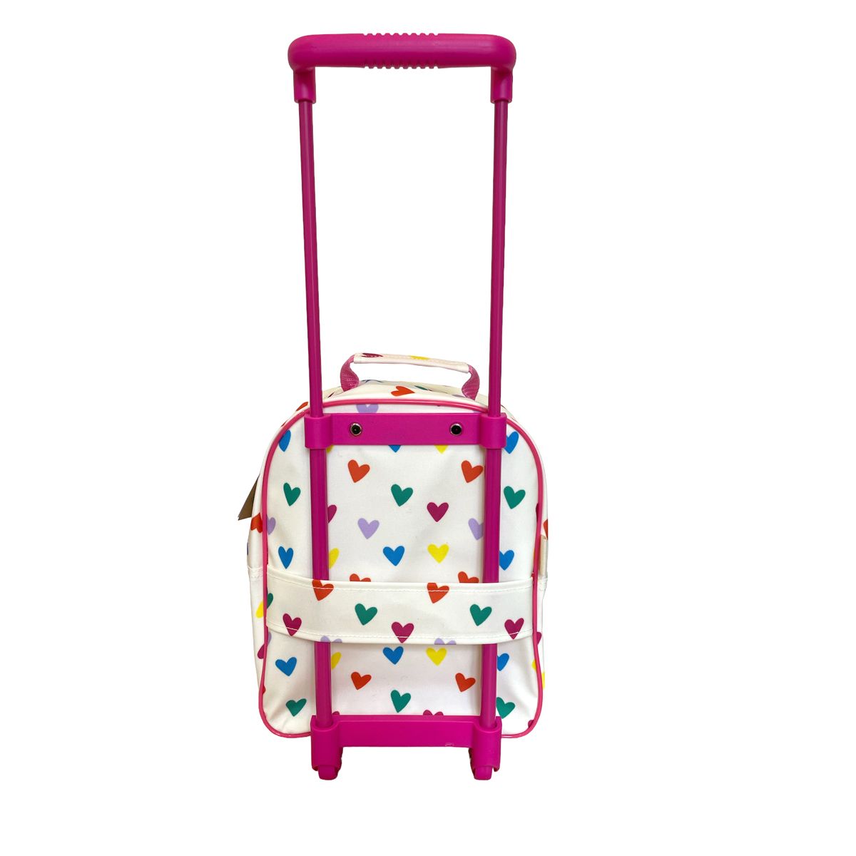 Sac cartable à roulettes enfant multicœurs Jolie saison