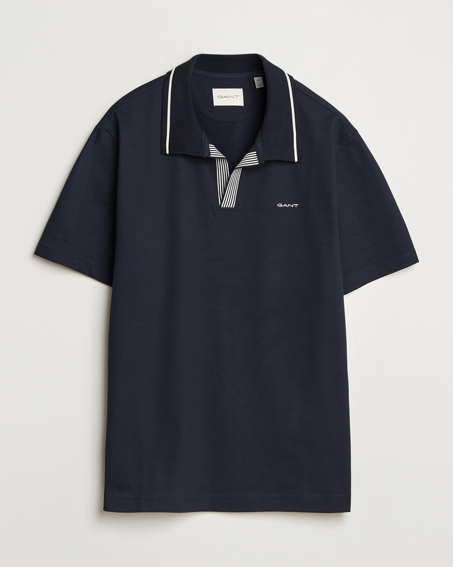 GANT Tipping Polo Evening Blue