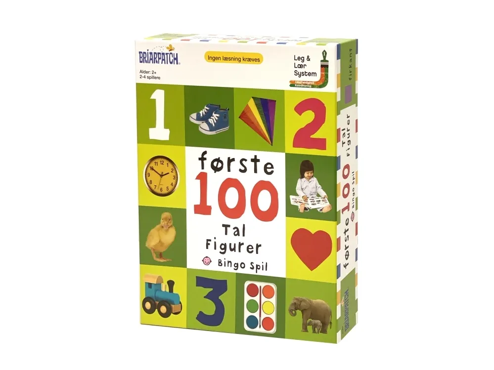 Mine første 100 tal, farver og forme spil (DK)
