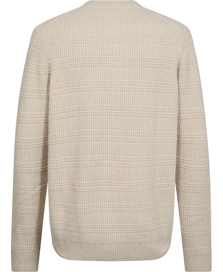 Lyle & Scott Waffle Knit Jumper W870 cove