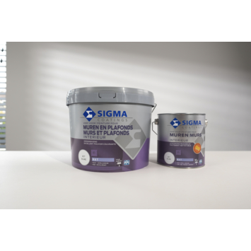 Sigma muurverf reinigbaar 1 liter