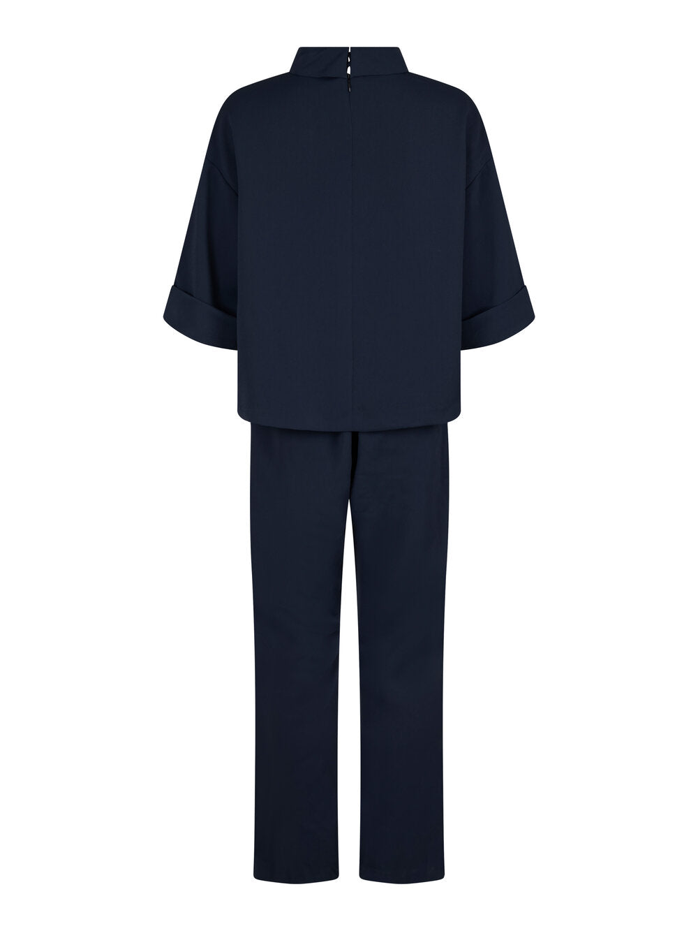 Neo Noir  Arlo Crepe buksedragt - Navy
