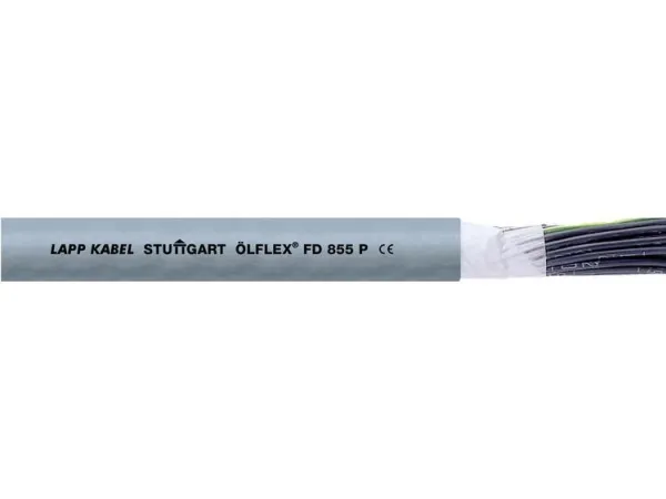 LAPP 27560/500 Slæbekædekabel ÖLFLEX® FD 855 P 2 x 1 mm² Grå 500 m