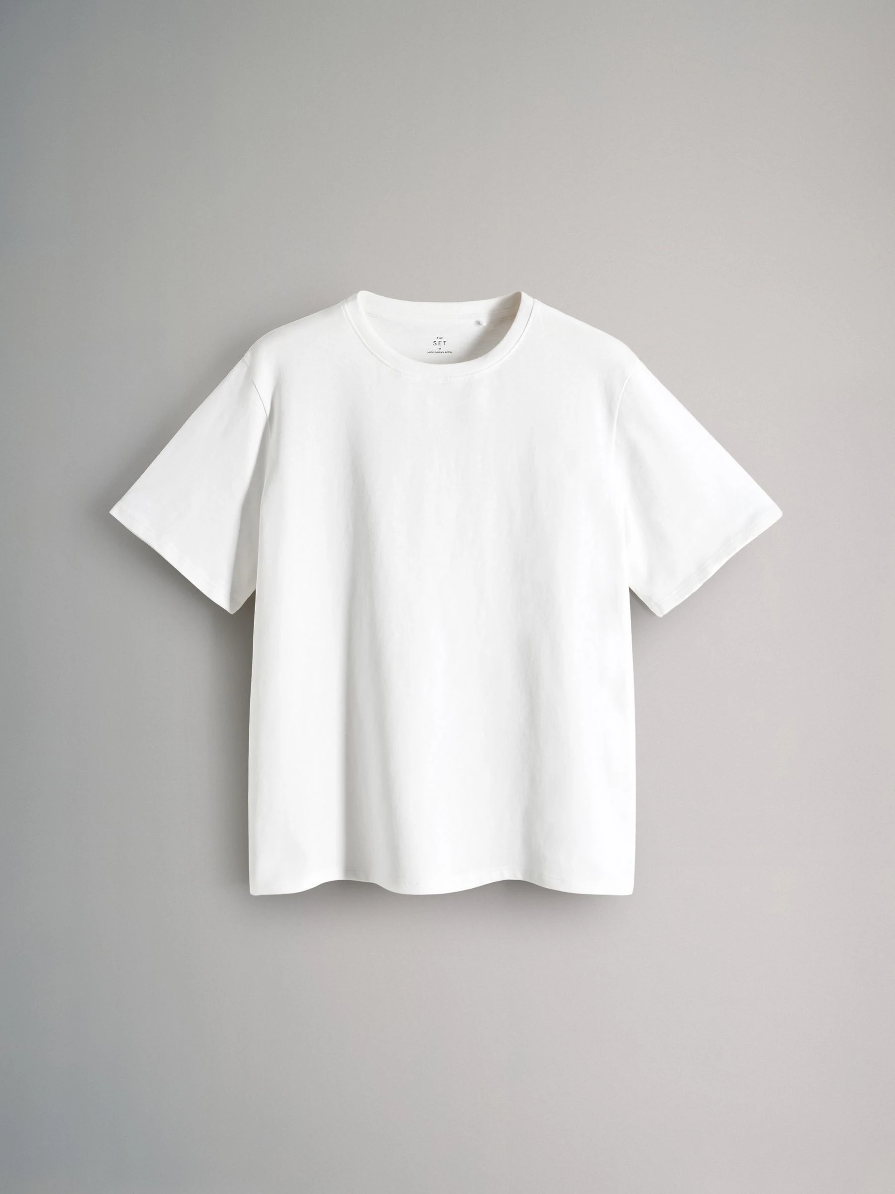Zwart/donkerrood/warm kiezelkleurig/Crème - The Set verpakking van 4 relaxte T-shirts met korte mouwen