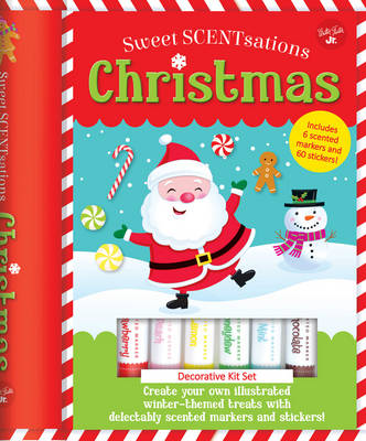 Christmas: Create Your Own Illustrated Winter-Themed Treats with Delectably Scented Markers and Stickers! - Includes 6 Scented Markers and 60 Stickers! - Sweet Scentsations