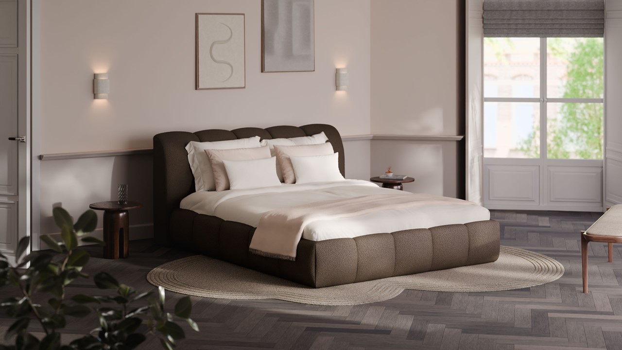 Bed Dune - Bold bouclé forest