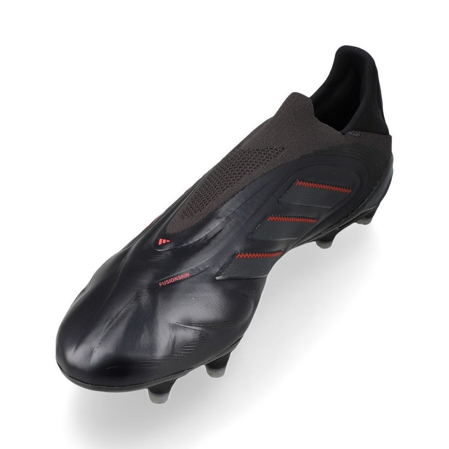adidas Copa Pure Elite III Laceless FG Stealth Victory - Noir/Gris/Lucid Red