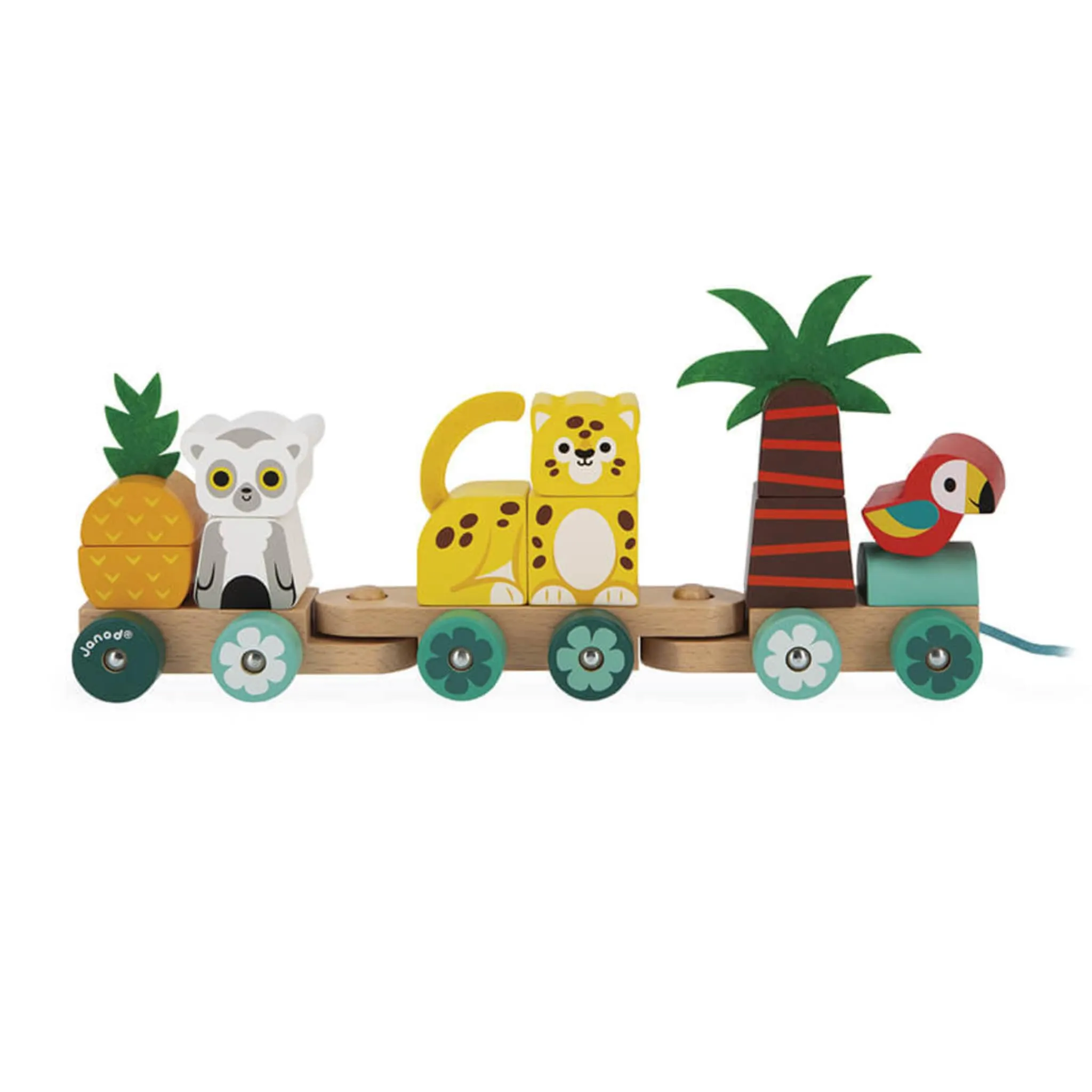 Janod Train Tropical à Tirer