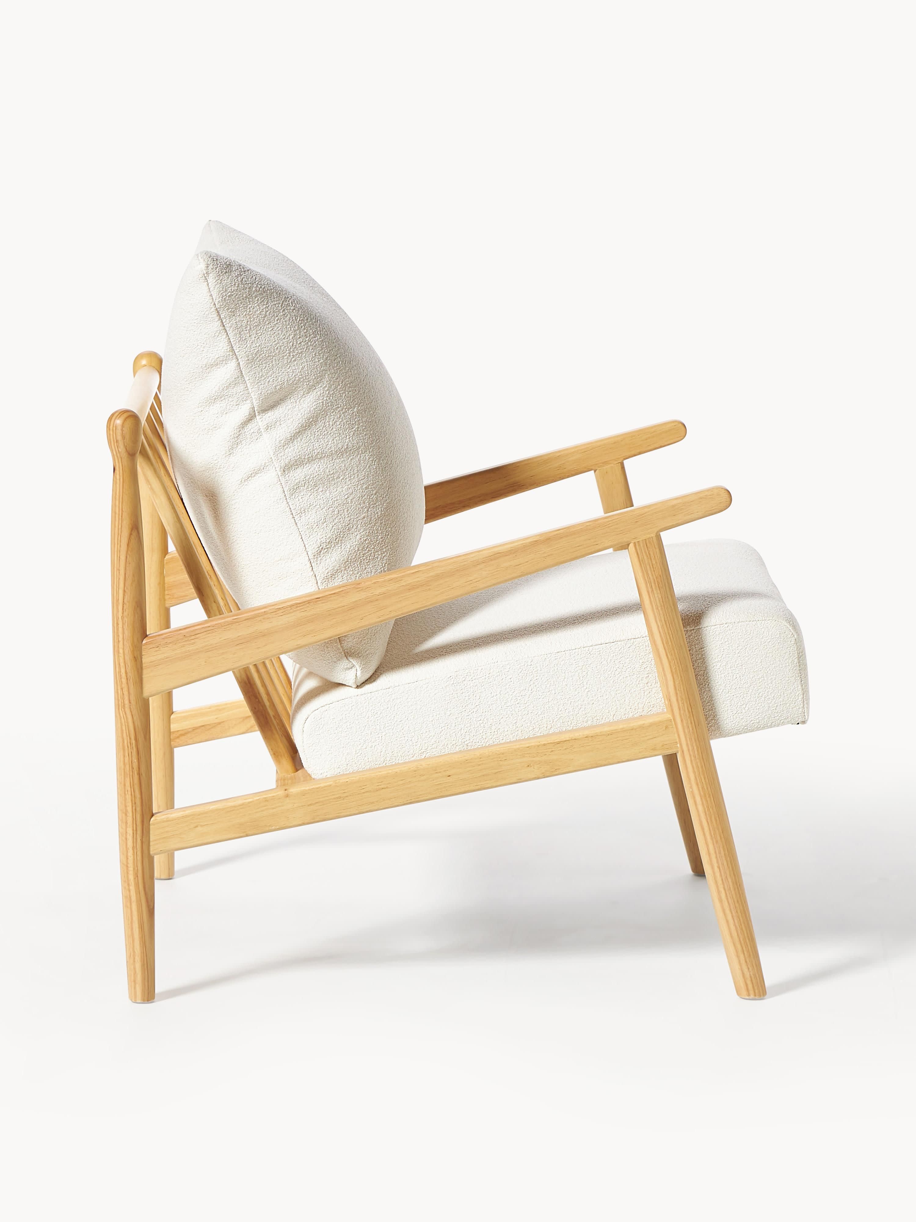Bouclé loungefauteuil Mikkel
