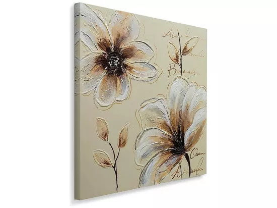 Tableau fleurs 6 - 50 x 50 cm