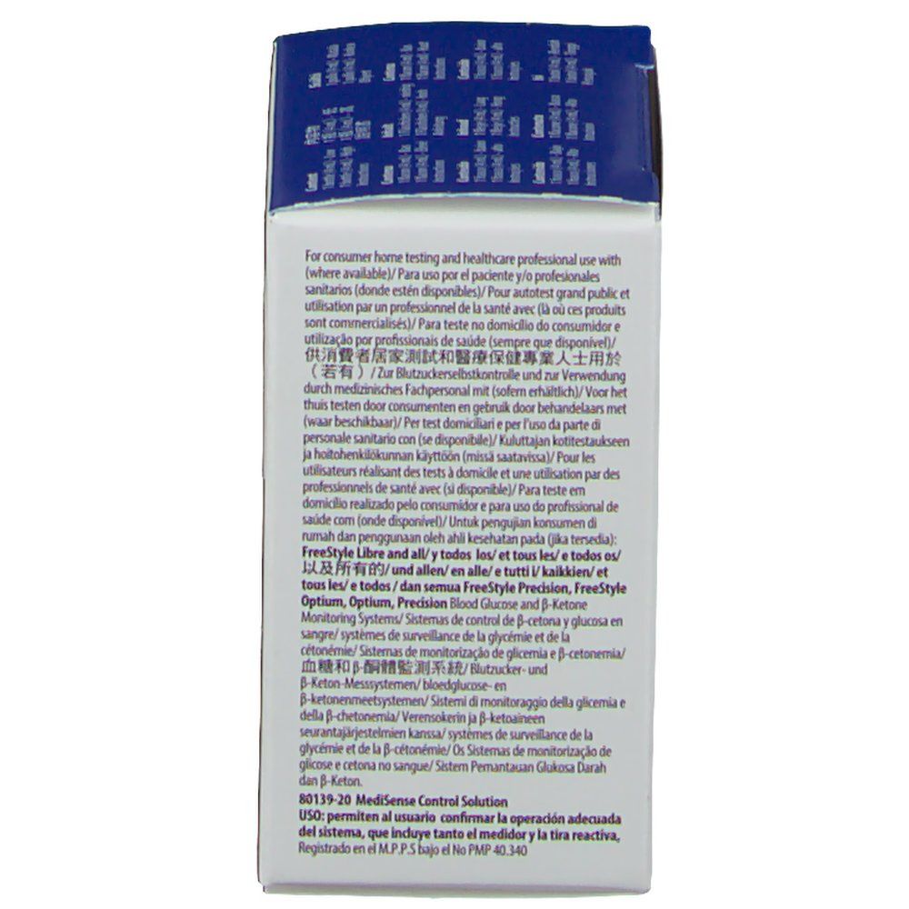 MediSense  Kontrolllösung Glukose + Ketone H/L