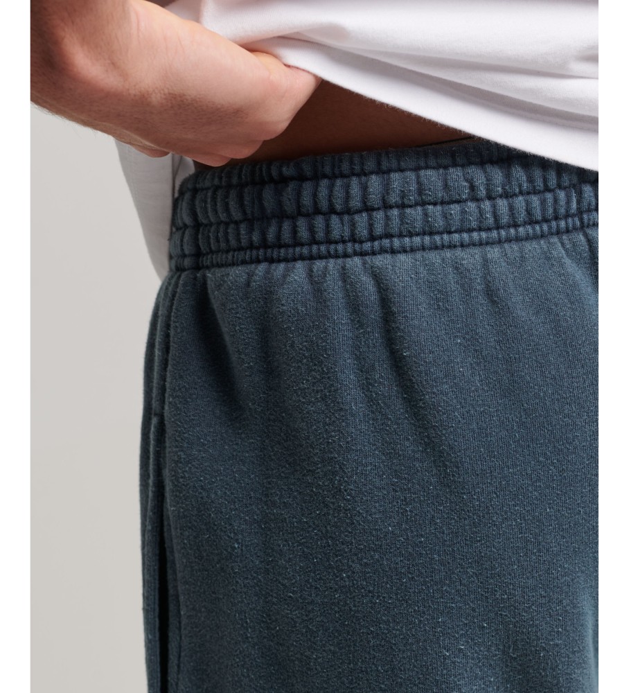 Shorts Superdry Vintage Logo Mark Azul Marinho